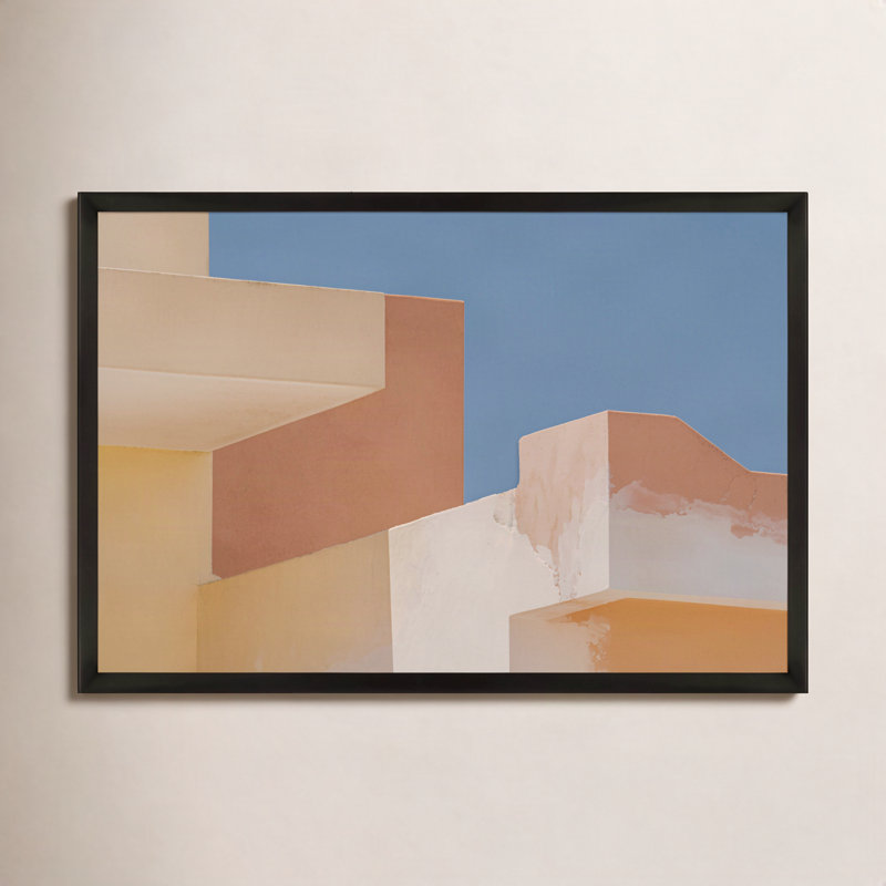 «Casse-tête» par Svetlana Smirnova - Art mural encadré, H 21 po x l 30 po, Noir