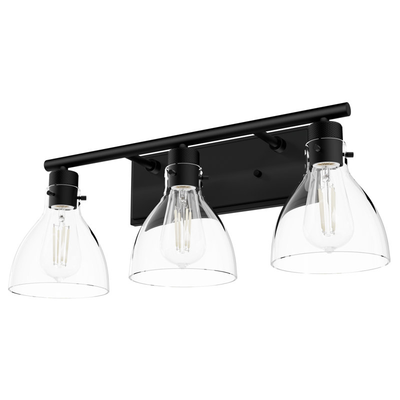 Van Nuys 3 - Light Dimmable Vanity Light, Matte Black