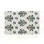 Tapis décoratif à petits motifs floraux 47 x 31 po pour couloir
