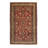 One-of-a-Kind 4'10" X 7'4" 1900s Wool Area Rug in Red