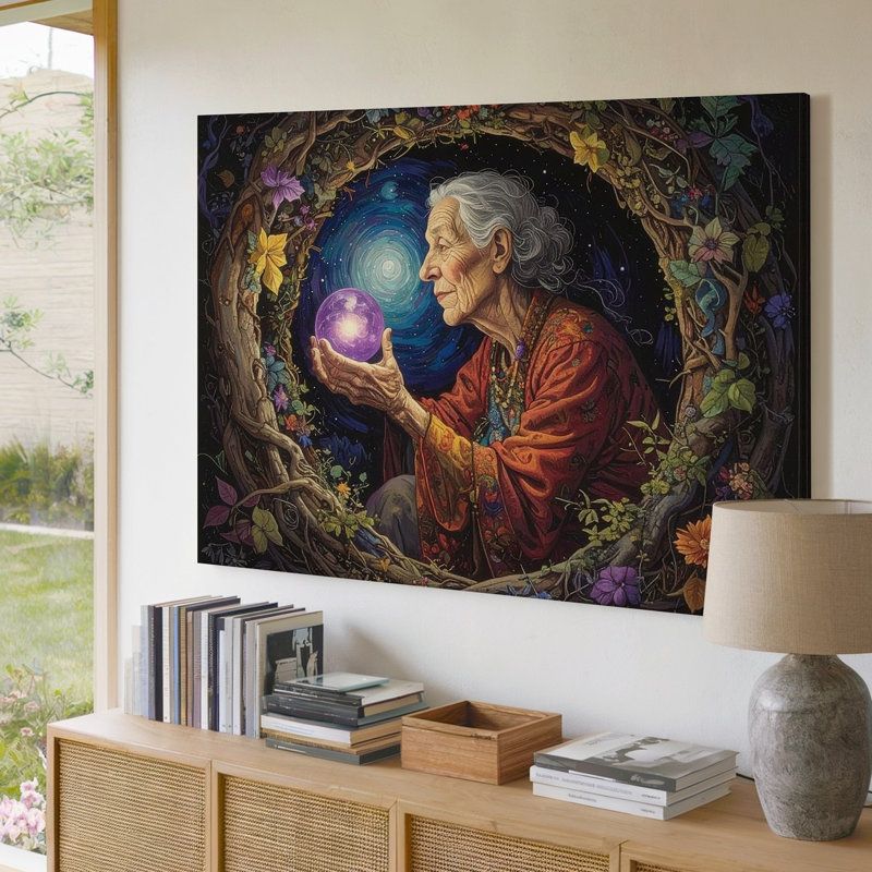 "Guardian Angel", art mural sur toile, H 9 po x l 12 po