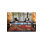 Red Toned Floral Modern Ethnic Patterned Decorative Washable Rug Machine Washable