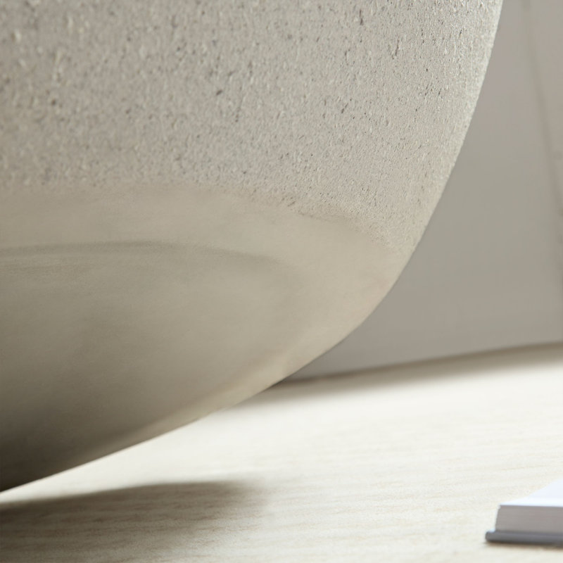 43.31" Matte Oval Rocks Coffee Table