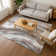 Premium Machine Washable Slesnick AMF1676 Swirls Rug