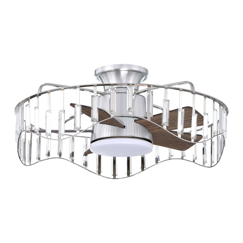 Taunya 27'' Ceiling Fan with LED Lights