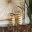 Lanterne de table en verre