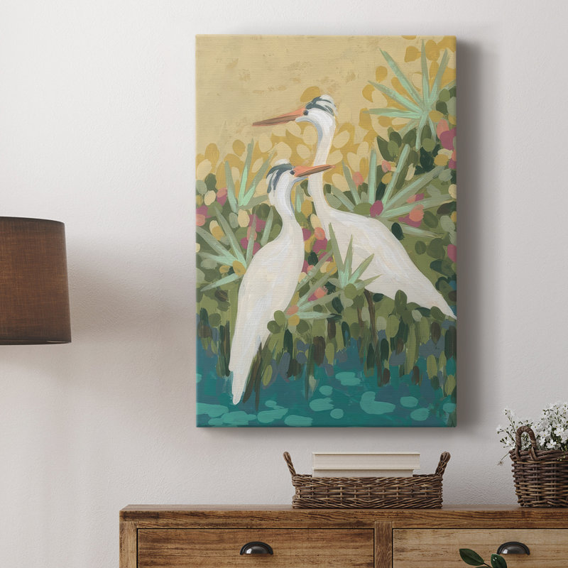 Heron Lagoon II - galerie Cavas personnalisée, H 18 po x l 12 po