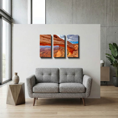 « Mesa », triptyque mural de Darren White, 91,4 cm x 61 cm