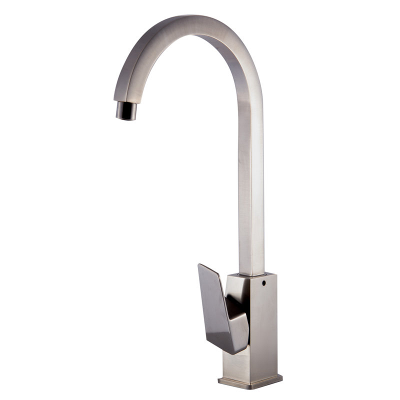 Single-Hole Single-handle Bathroom Faucet, Brushed Nickel