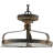 Amberle Seeded Glass Semi Flush Mount