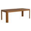 Table de salle à manger d'extérieur Kona de 87 pouces en teck naturel-470964379