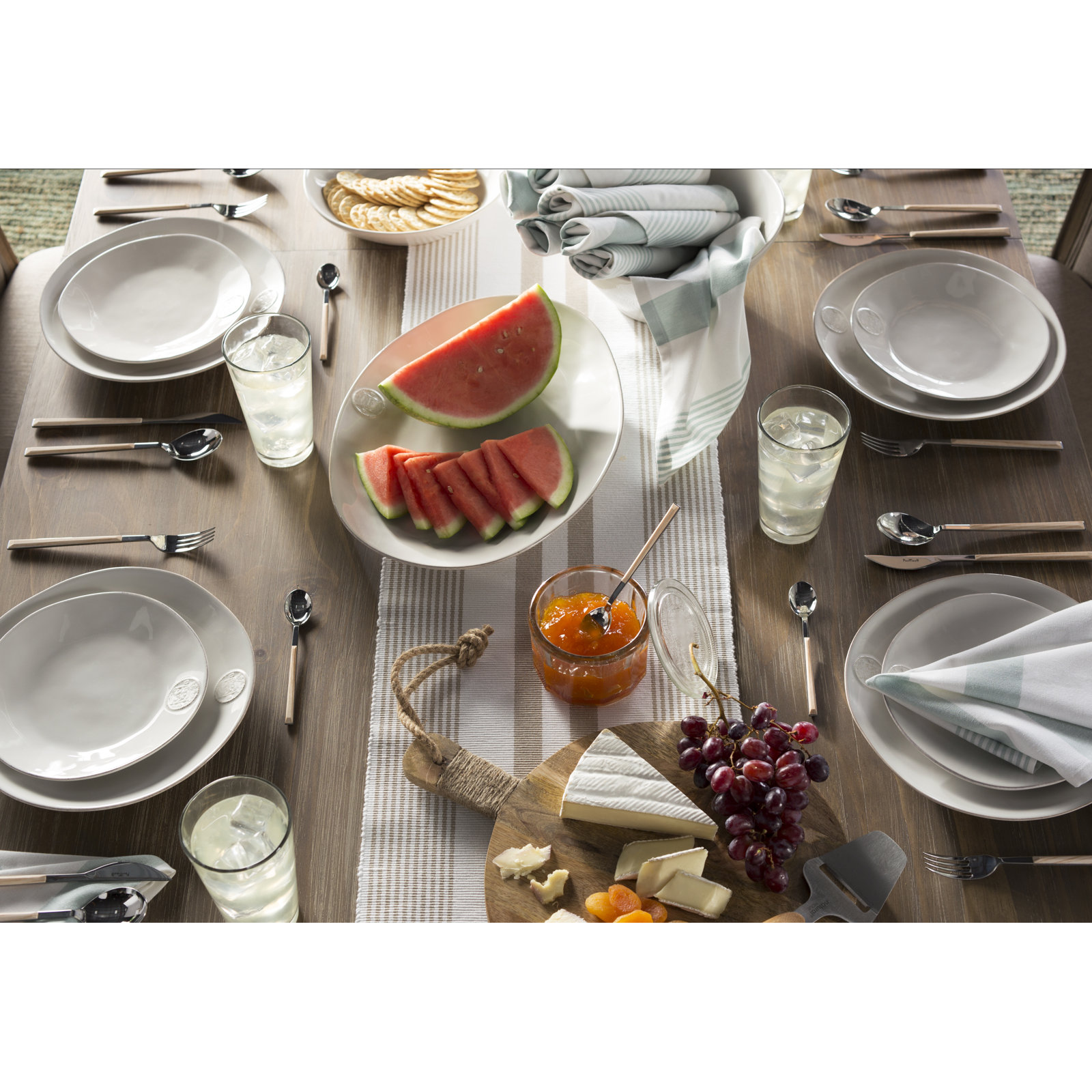 Sushi Queen 24 Piece Flatware Set, Service for 6, Birch