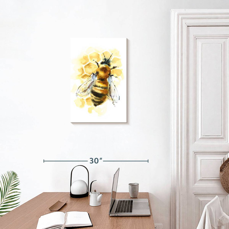 Abeille rayée, H 24 po x l 16 po