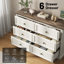 Commode double 6 tiroirs l 47,2 po Valera-124236164
