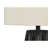 Lighting, 25"h, Table Lamp, Black Ceramic, Shade, Contemporary