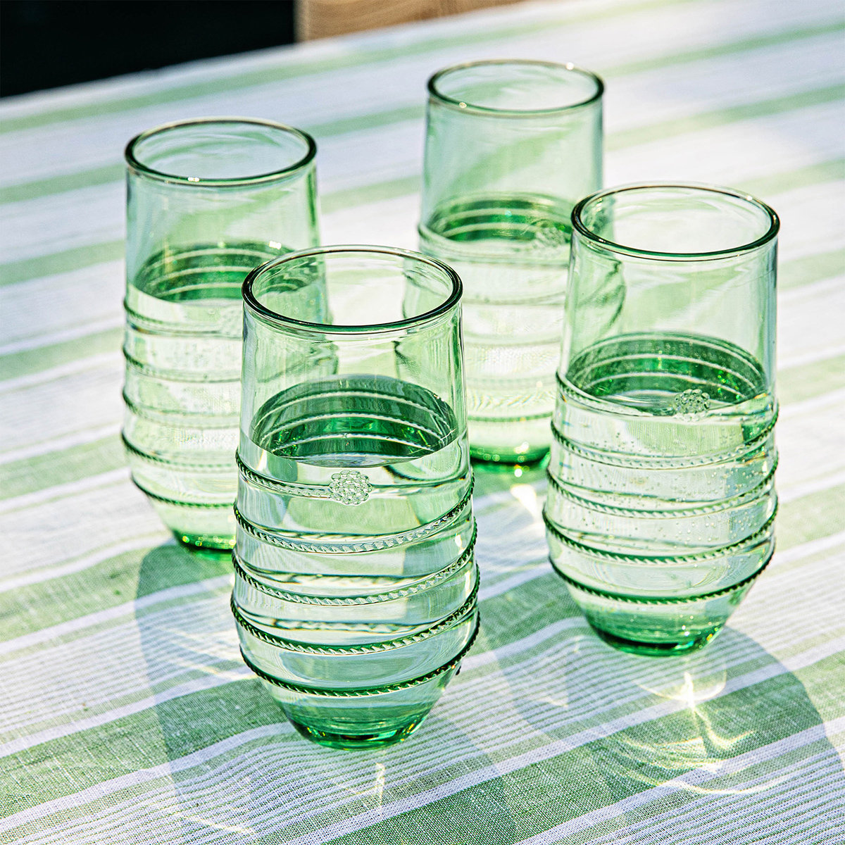 Amalia Acrylic Drinking Glass, 18.5 Oz., Seagrass