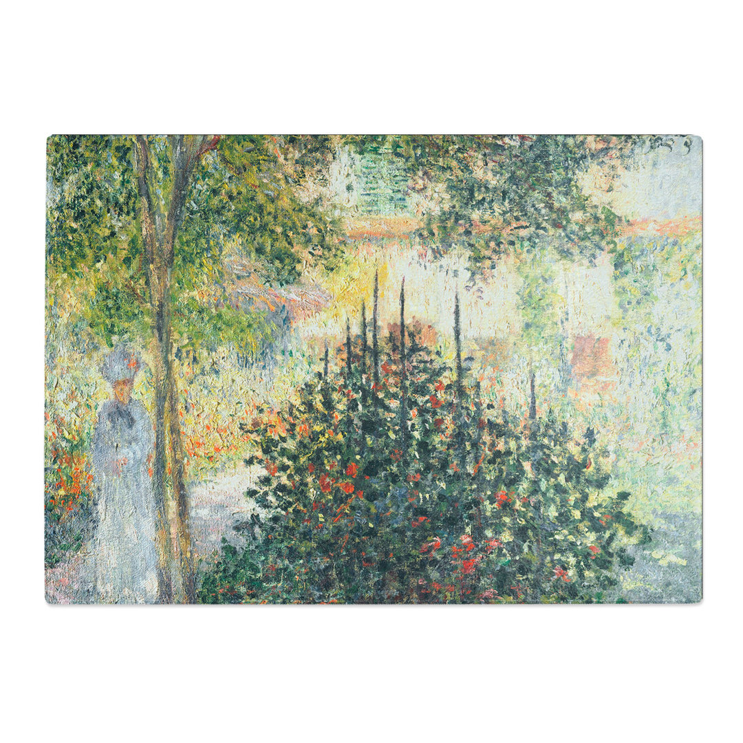 Camille in the Garden at Argenteuil by Claude Monet Chopping Board
