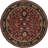 Graziani Oriental Hand-Tufted Wool Burgundy/Black Area Rug-2017098626