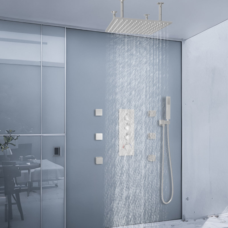 All-In-One Kit with Rough in-Valve, Brushed Nickel