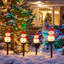 Décorations de Noël solaires à l'extérieur, bonhomme de neige illuminé, extérieur, imperméable-135667708
