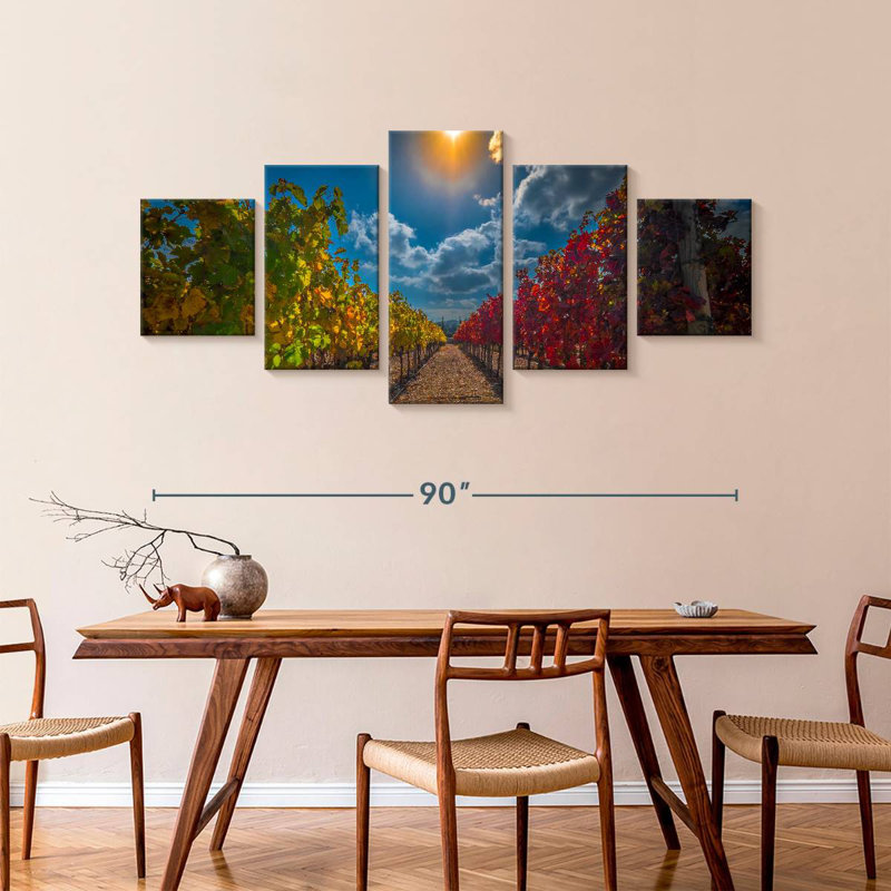 Vineyard, 42" H x 92" W