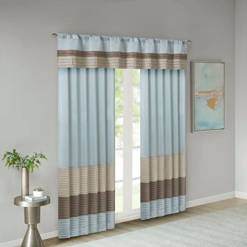 Curtains, Blue Multi