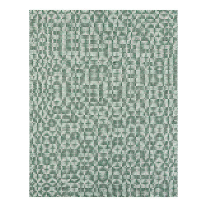 Traetyn Flatweave Wool Geometric Indoor Rug, Rectangle 7'10" x 10'