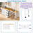 74.8" Extendable Kitchen Island with Dining Table, 3 Drawers, Power Outlet, Spice Rack-526179325