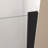 Shower Door, 1/4"(6Mm) Tempered Glass, Matte Black Aluminum Frame,  Film