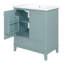 Armoire de salle de bain avec portes et tiroir Damos-290563323