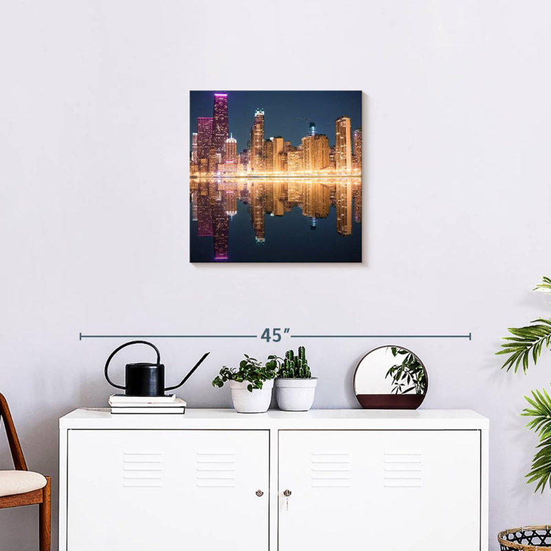 Nicci Chicago Golden Lights, H 20 po x l 20 po