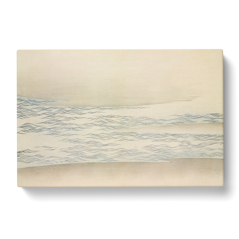 The Ocean Waves by Kamisaka Sekka - Wrapped Canvas Painting, 50cm H x 76cm W x 3cm D