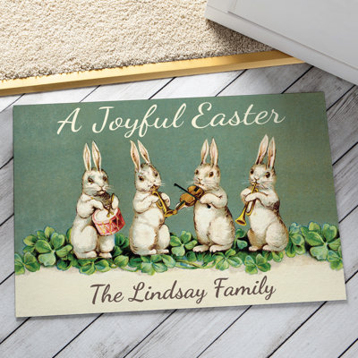 Hovey Non-Slip Easter Outdoor Doormat