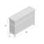 Commode 7 tiroirs l 56 po Castaneda