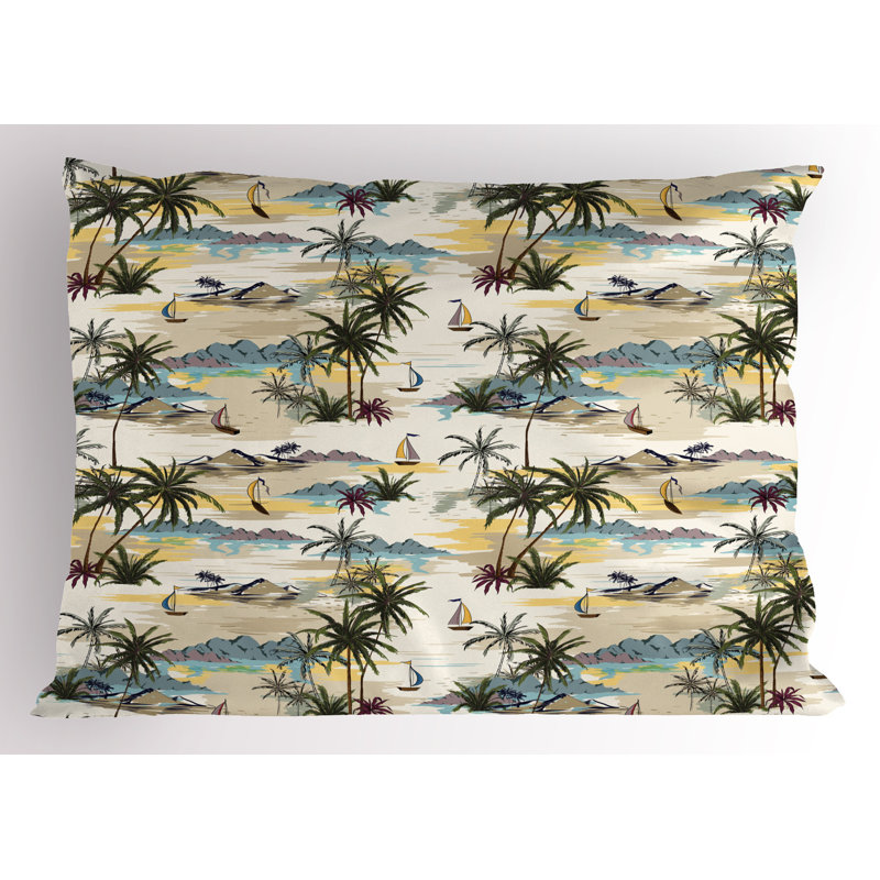 Ensemble de 2 taies décoratives tropicales Ambesonne, H 20 po x l 26 po