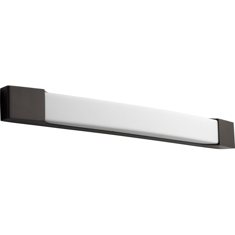 Barre d’éclairage de salle de bain 2 lumières del Alivia, Bronze huilé