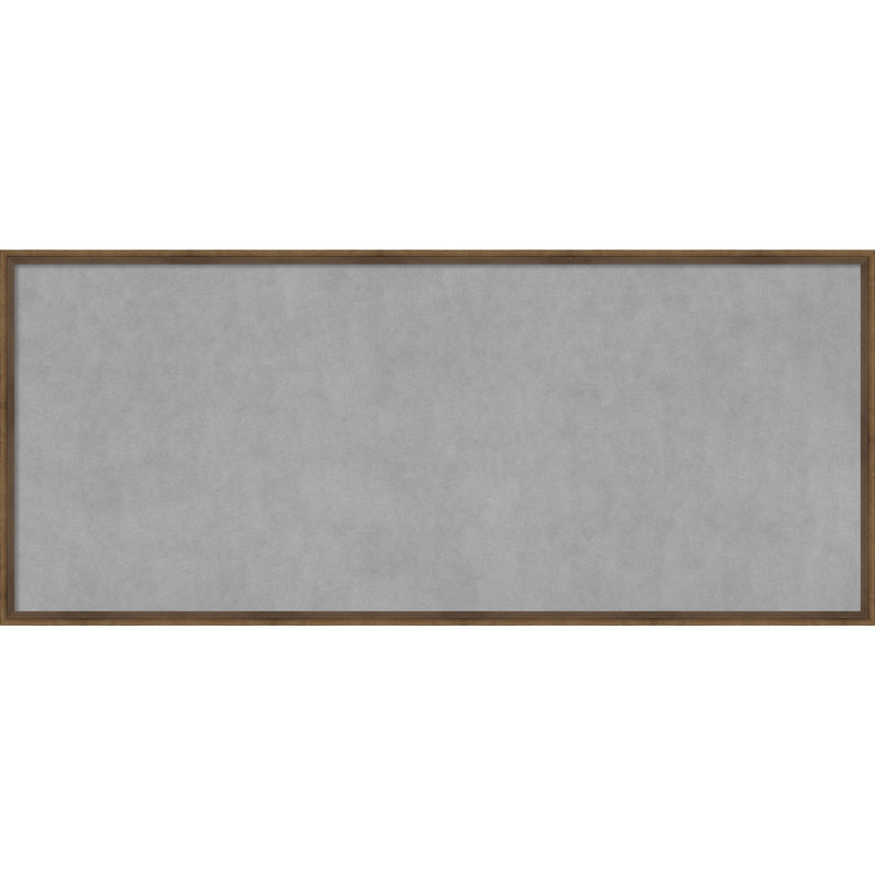 Tableau magnétique encadré bronze clair Lucie, H 21 po x l 49 po