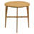 Rowan 36.22" High Retro Light Nordic Round Wooden Counter Table with Cross-Reinforced Base-124216047