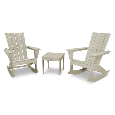POLYWOOD Quattro 3-Piece Rocker Set