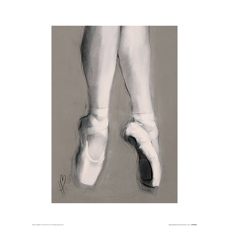 Dancing Feet II by Hazel Bowman - No Frame Painting