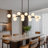 16 - Light Dimmable Bubble Glass Sputnik Modern Linear Chandelier-1811373343