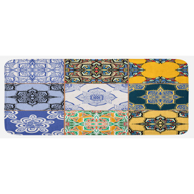 Eclectic Polyester Kitchen Mat