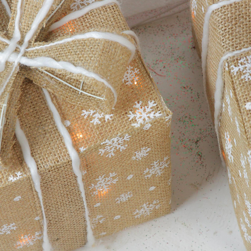 Ensemble de 3 boîtes-cadeaux de Noël