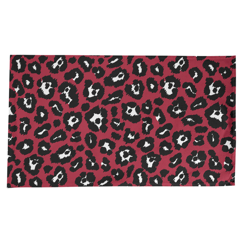 Nappe Football, 102 po x 58 po, Rouge / Noir / Blanc