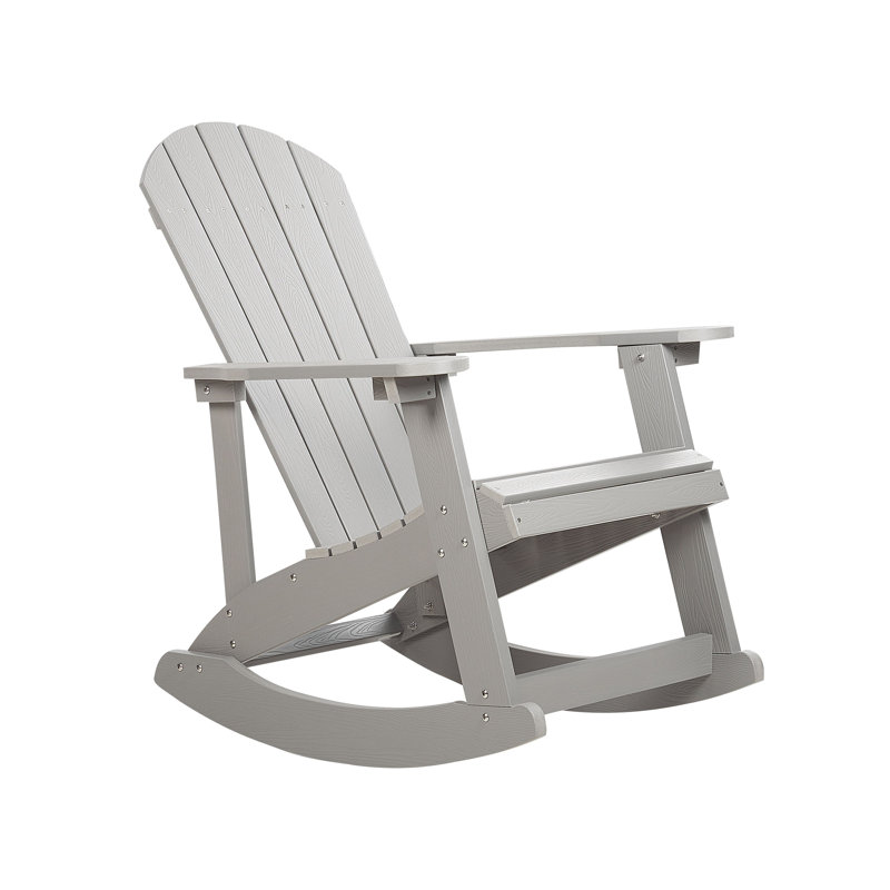 Jost Plastic Rocking Chair, Light Grey