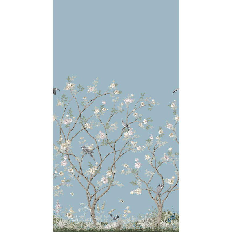 Panneau mural L 10,2 po x l 66,5 po, Bleu clair