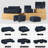  Knopp Velvet & Plush Wide Corduroy Single Chair Seat Of Modular Sofa-1944690231