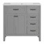 Armoire de salle de bain 36 po avec lavabo et tiroirs 36 po-841446407-841446402