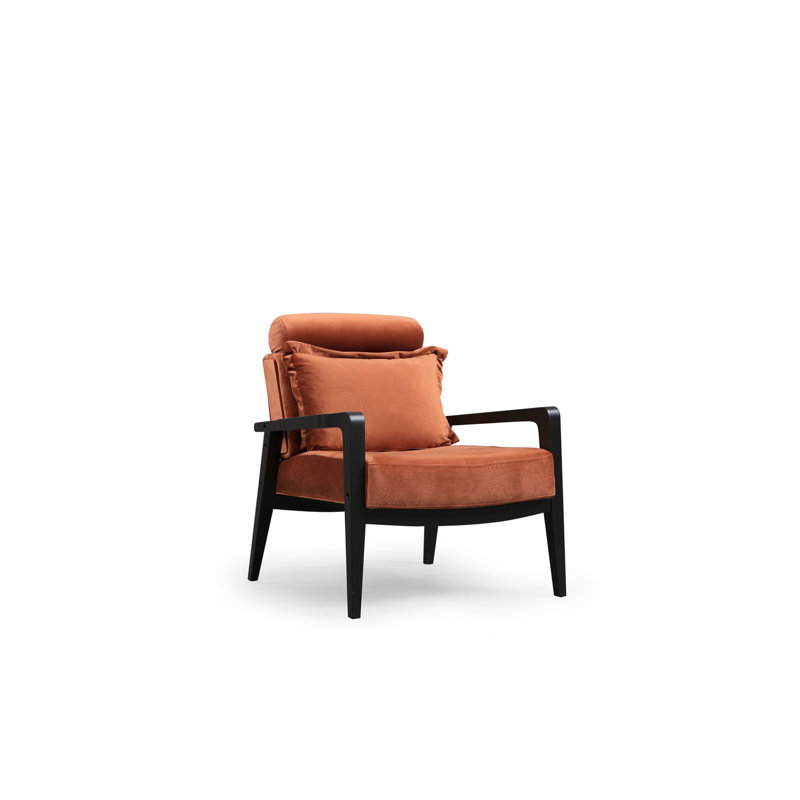 Brower Upholstered Armchair, Cinnamon