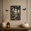 Art mural sur toile Halloween fantômes blancs-1972323364